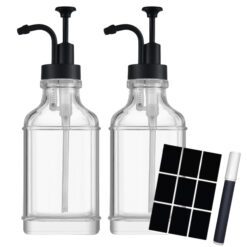 Siroopdispensers - 500ml - Zwart